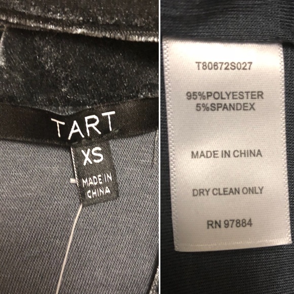 β€οΈ πHPπ Tart Keyhole Crushed Velvet Blouse - Picture 3 of 8